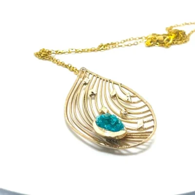 Κολιέ Bloom Wonderland K1127 Geode