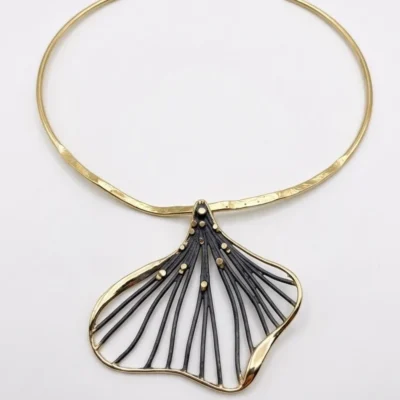 Κολιέ Ginkgo Noir K1222B