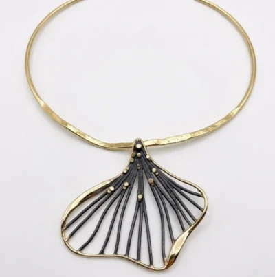 Κολιέ Ginkgo Noir K1222B